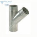 Гальванизированная сталь 45 ° Y тройник  Ø 60/60/60